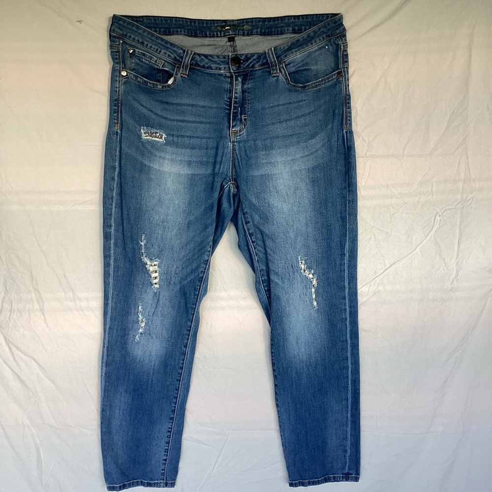 Seven7 ankle skinny jeans size 16W